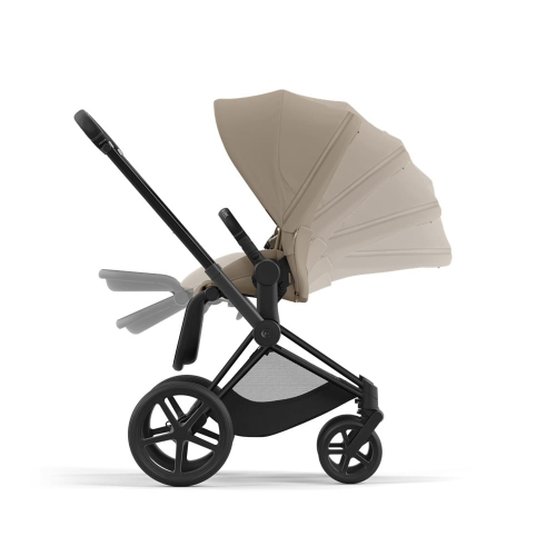 Коляска 2 в 1 Cybex Priam 4 цвет Cozy Beige шасси Matt Black