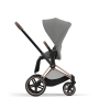 Коляска 2 в 1 Cybex Priam 4 цвет Mirage Grey шасси Rosegold