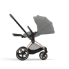 Коляска 2 в 1 Cybex Priam 4 цвет Mirage Grey шасси Rosegold