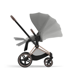 Коляска 2 в 1 Cybex Priam 4 цвет Mirage Grey шасси Rosegold