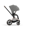 Коляска 2 в 1 Cybex Priam 4 цвет Mirage Grey шасси Rosegold