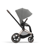 Коляска 2 в 1 Cybex Priam 4 цвет Mirage Grey шасси Rosegold