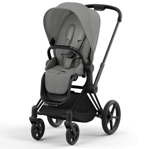 Коляска 2 в 1 Cybex Priam 4 цвет Mirage Grey шасси Matt Black