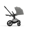 Коляска 2 в 1 Cybex Priam 4 цвет Mirage Grey шасси Matt Black