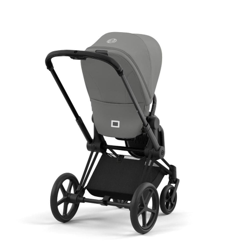 Коляска 2 в 1 Cybex Priam 4 цвет Mirage Grey шасси Matt Black