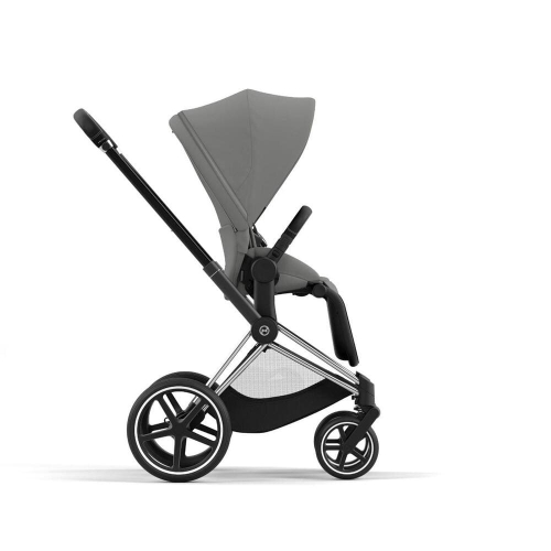 Коляска 2 в 1 Cybex Priam 4 цвет Mirage Grey шасси Chrome с черными деталями