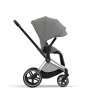 Коляска 2 в 1 Cybex Priam 4 цвет Mirage Grey шасси Chrome с черными деталями