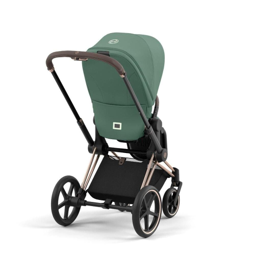 Коляска 2 в 1 Cybex Priam 4 цвет Leaf Green шасси Rose Gold