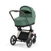 Коляска 2 в 1 Cybex Priam 4 цвет Leaf Green шасси Rose Gold