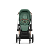 Коляска 2 в 1 Cybex Priam 4 цвет Leaf Green шасси Rose Gold