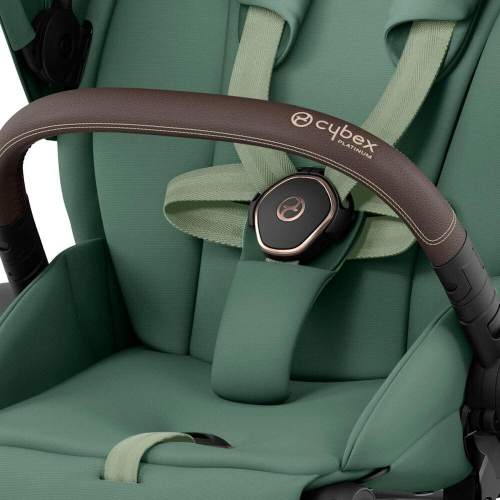 Коляска 2 в 1 Cybex Priam 4 цвет Leaf Green шасси Rose Gold