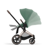 Коляска 2 в 1 Cybex Priam 4 цвет Leaf Green шасси Rose Gold