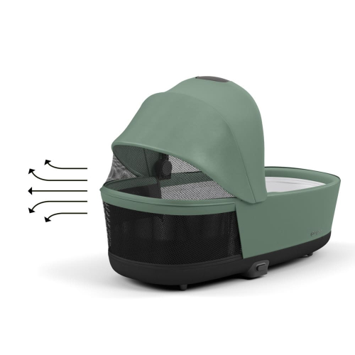 Коляска 2 в 1 Cybex Priam 4 цвет Leaf Green шасси Rose Gold