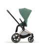 Коляска 2 в 1 Cybex Priam 4 цвет Leaf Green шасси Rose Gold