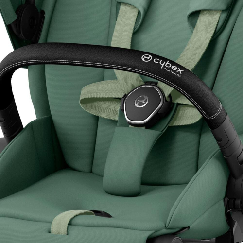 Коляска 2 в 1 Cybex Priam 4 цвет Leaf Green шасси Chrome с черными деталями