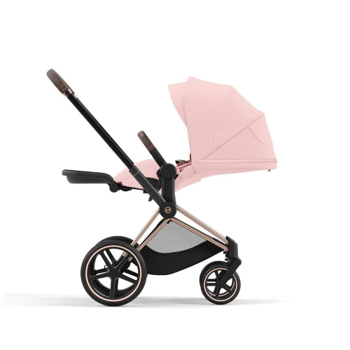 Коляска 2 в 1 Cybex Priam 4 цвет Peach Pink шасси Rose Gold