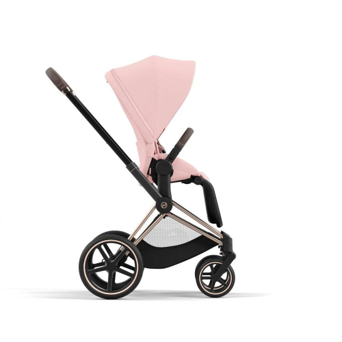 Коляска 2 в 1 Cybex Priam 4 цвет Peach Pink шасси Rose Gold