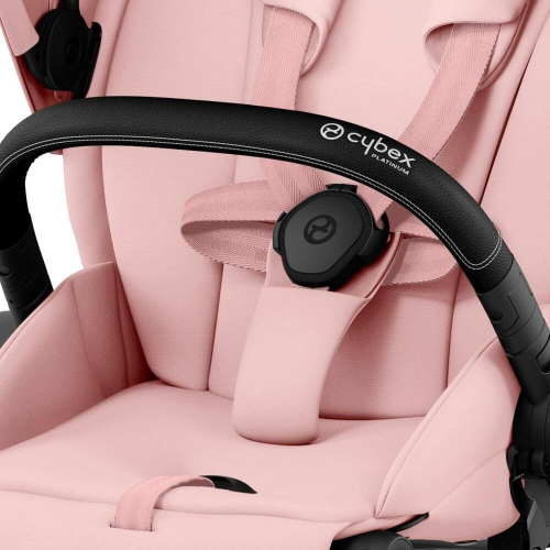 Коляска 2 в 1 Cybex Priam 4 цвет Peach Pink шасси Matt Black