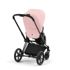 Коляска 2 в 1 Cybex Priam 4 цвет Peach Pink шасси Matt Black