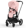 Коляска 2 в 1 Cybex Priam 4 цвет Peach Pink шасси Matt Black