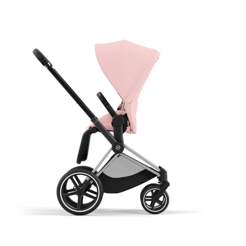 Коляска 2 в 1 Cybex Priam 4 цвет Peach Pink шасси Chrome с черными деталями