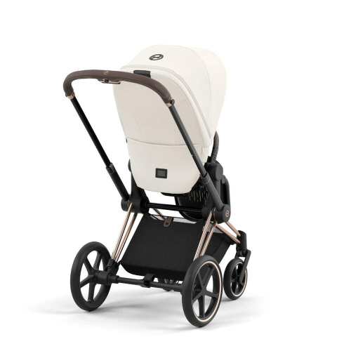 Коляска 2 в 1 Cybex Priam 4 цвет Off White шасси Rose Gold