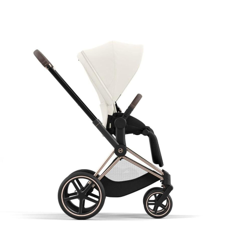 Коляска 2 в 1 Cybex Priam 4 цвет Off White шасси Rose Gold