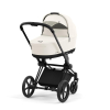 Коляска 2 в 1 Cybex Priam 4 цвет Off White шасси Matt Black