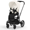 Коляска 2 в 1 Cybex Priam 4 цвет Off White шасси Matt Black