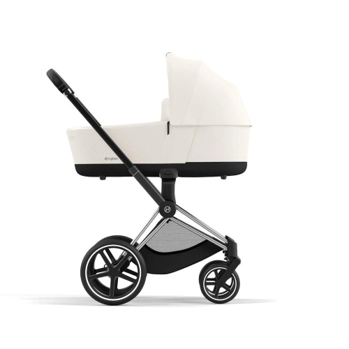 Коляска 2 в 1 Cybex Priam 4 цвет Off White шасси Chrome с Черными деталями