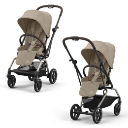 Прогулочная коляска Cybex Eezy S Twist+2 цвет Almond Beige