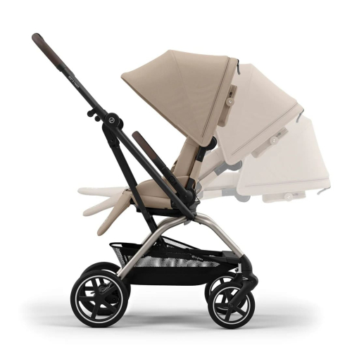 Прогулочная коляска Cybex Eezy S Twist+2 цвет Almond Beige