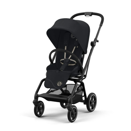 Прогулочная коляска Cybex Eezy S Twist+2 цвет Magic Black шасси Black