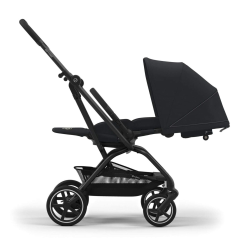 Прогулочная коляска Cybex Eezy S Twist+2 цвет Magic Black шасси Black