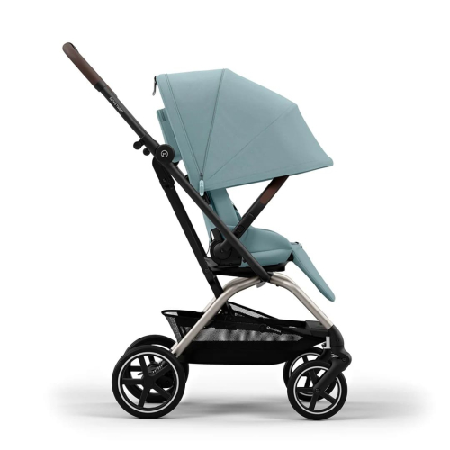 Прогулочная коляска Cybex Eezy S Twist+2 цвет Stormy Blue шасси Taupe