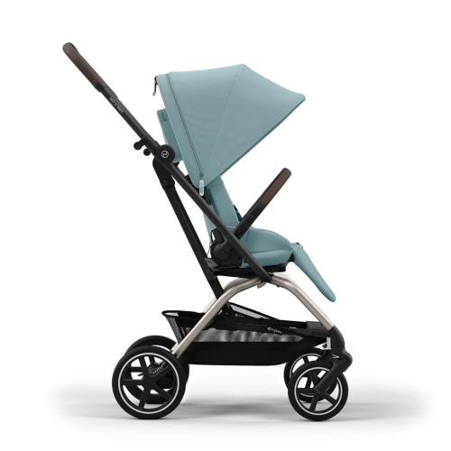 Прогулочная коляска Cybex Eezy S Twist+2 цвет Stormy Blue шасси Taupe