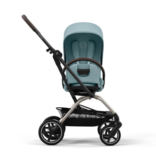 Прогулочная коляска Cybex Eezy S Twist+2 цвет Stormy Blue шасси Taupe