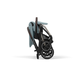 Прогулочная коляска Cybex Eezy S Twist+2 цвет Stormy Blue шасси Taupe