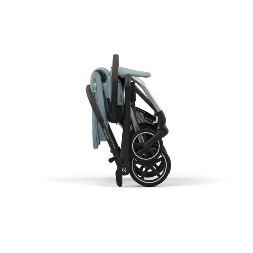 Прогулочная коляска Cybex Eezy S Twist+2 цвет Stormy Blue шасси Taupe