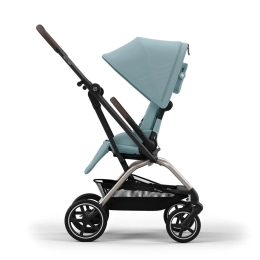 Прогулочная коляска Cybex Eezy S Twist+2 цвет Stormy Blue шасси Taupe