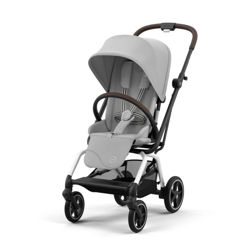 Прогулочная коляска Cybex Eezy S Twist+2 цвет Fog Grey шасси Silver