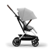 Прогулочная коляска Cybex Eezy S Twist+2 цвет Fog Grey шасси Silver