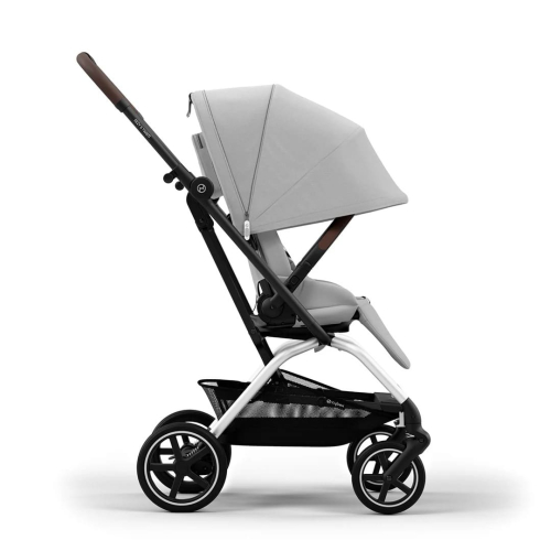 Прогулочная коляска Cybex Eezy S Twist+2 цвет Fog Grey шасси Silver