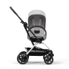 Прогулочная коляска Cybex Eezy S Twist+2 цвет Fog Grey шасси Silver