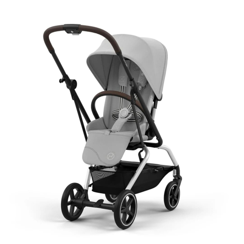 Прогулочная коляска Cybex Eezy S Twist+2 цвет Fog Grey шасси Silver