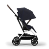 Прогулочная коляска Cybex Eezy S Twist+2 цвет Dark Blue шасси Silver