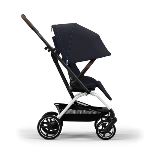 Прогулочная коляска Cybex Eezy S Twist+2 цвет Dark Blue шасси Silver