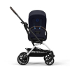 Прогулочная коляска Cybex Eezy S Twist+2 цвет Dark Blue шасси Silver