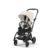 Прогулочная коляска Cybex Eezy S Twist+2 цвет Canvas White шасси Black