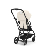 Прогулочная коляска Cybex Eezy S Twist+2 цвет Canvas White шасси Black